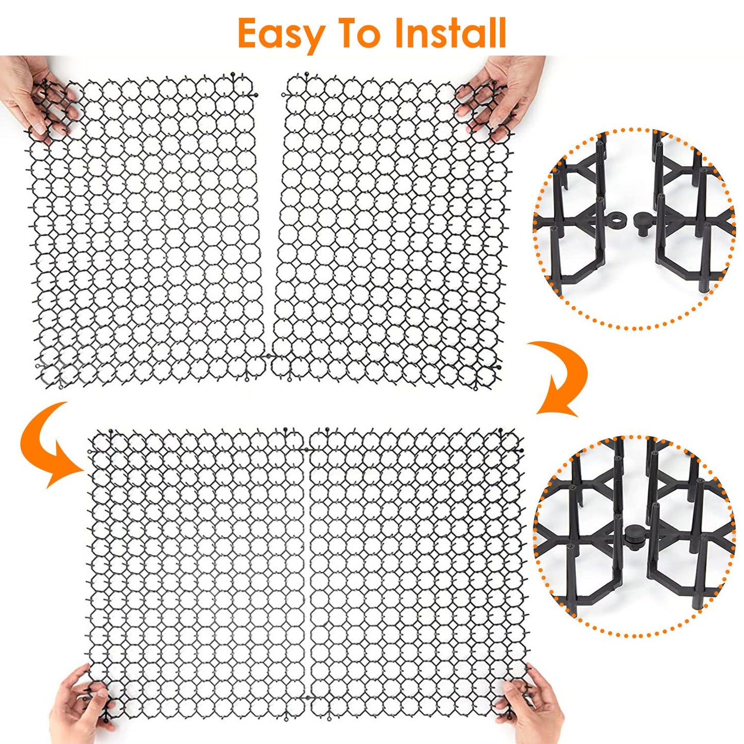 10Pcs Cat Scat Mat with Spikes 15.8x12.5in Cat Repellent Scat Mats Spike Deterrent Stopper Mat for Pet Cats Dogs 13x1ft Area